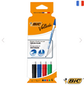 Marqueurs Effaçables Bic Velleda - Pochette de 4 (Pointe Fine)