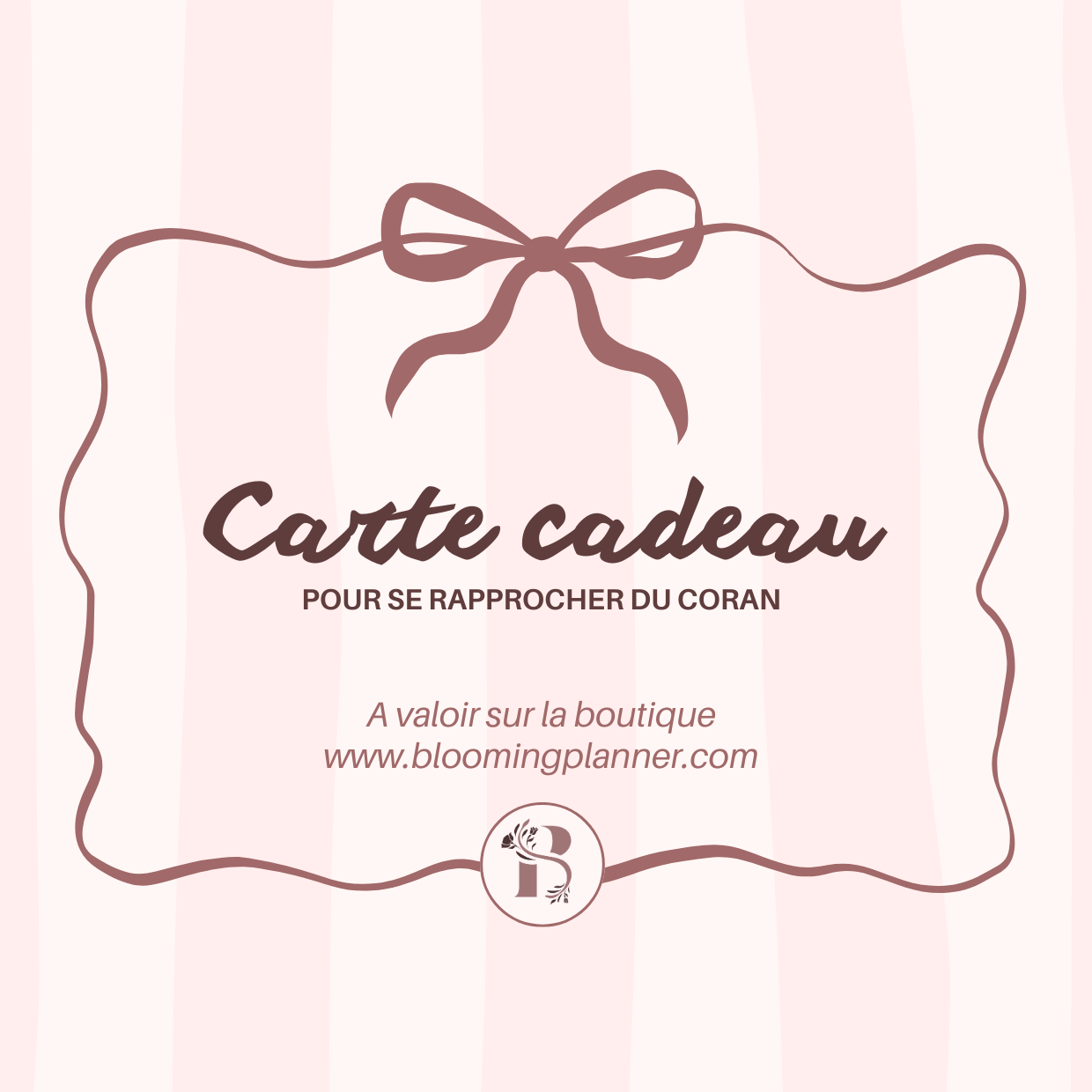 Carte-cadeau Blooming Planner