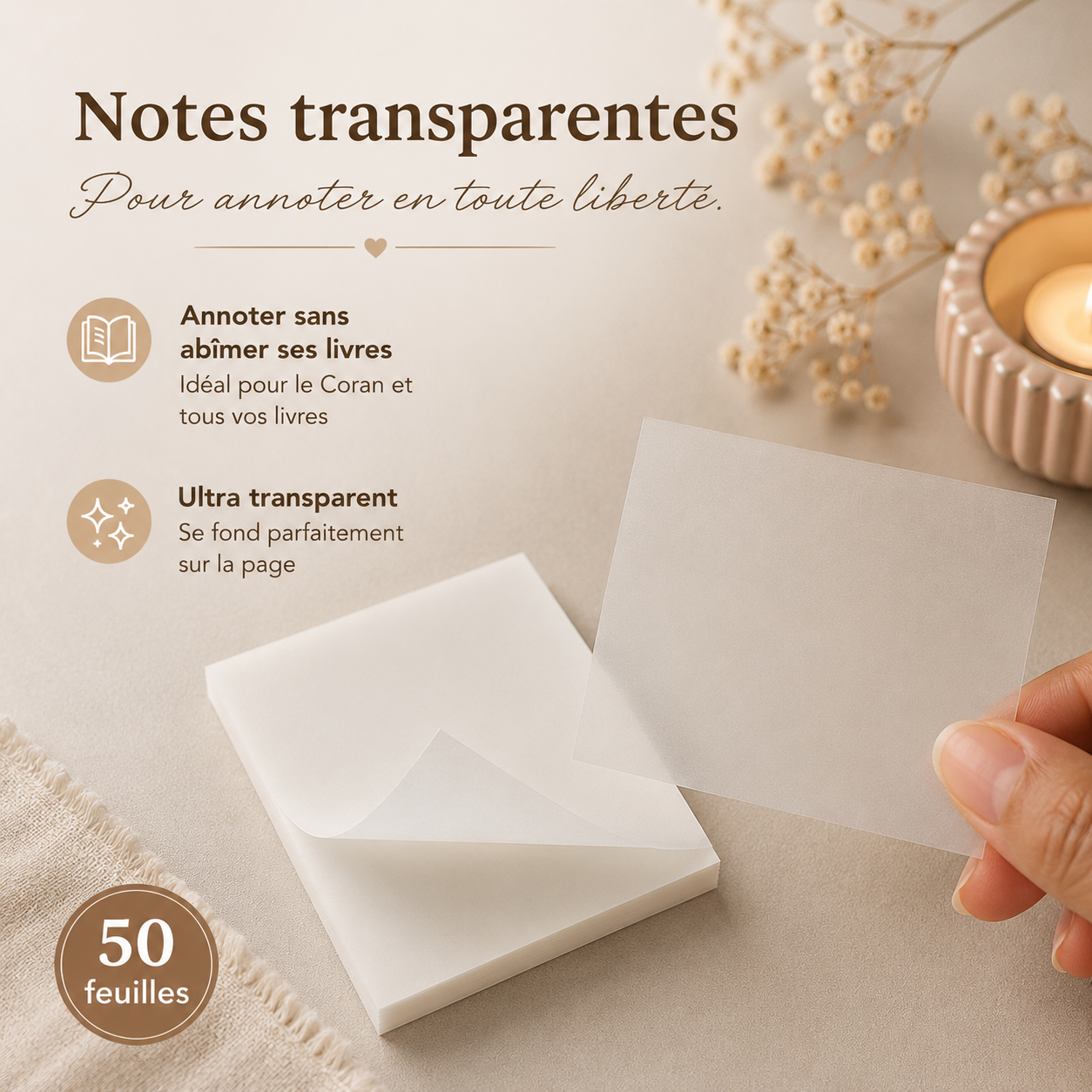 Post-it transparents