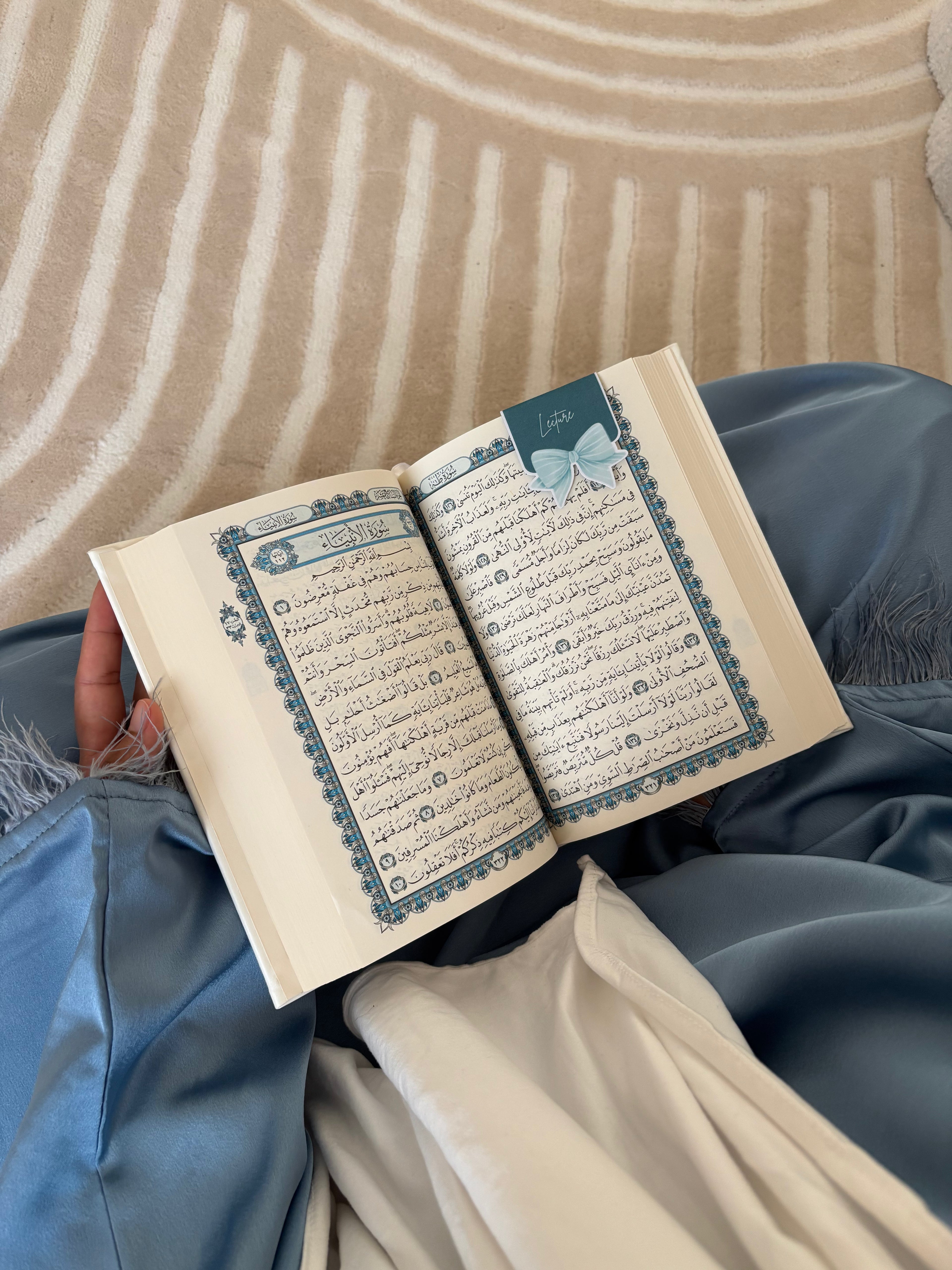 Marque-pages Coran (Bleu)