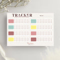 Tracker mensuel - affiche effaçable