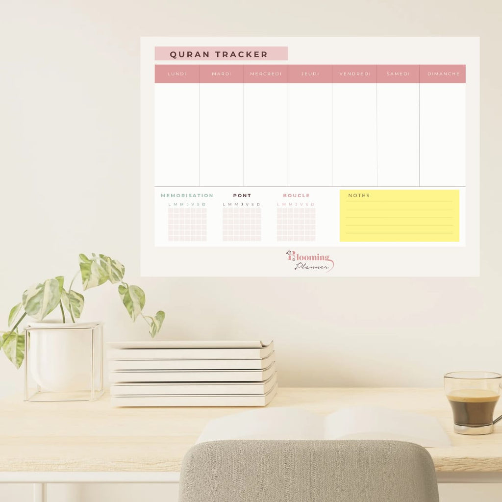 Tracker Coran - affiche effaçable